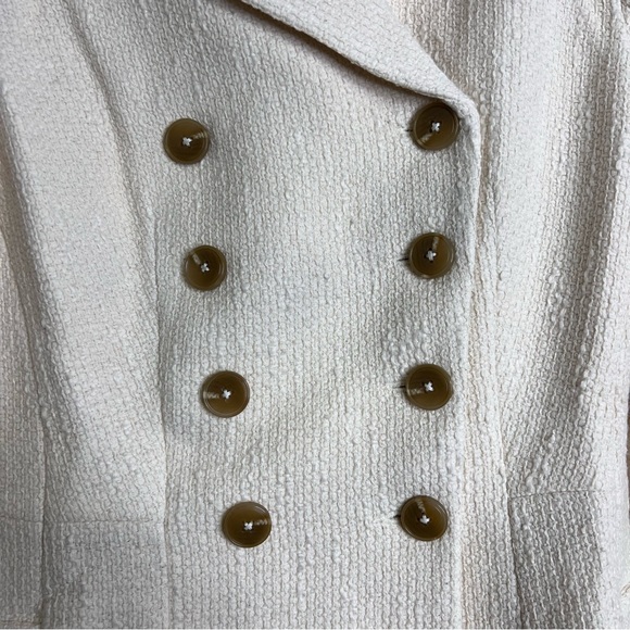 New Gaala Isabella Double Breasted Tweed Coat - Picture 6 of 16